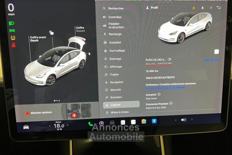 Tesla Model 3 AWD MY21  Performance - 2020 - - <small></small> 31.990 € <small>TTC</small> - #15