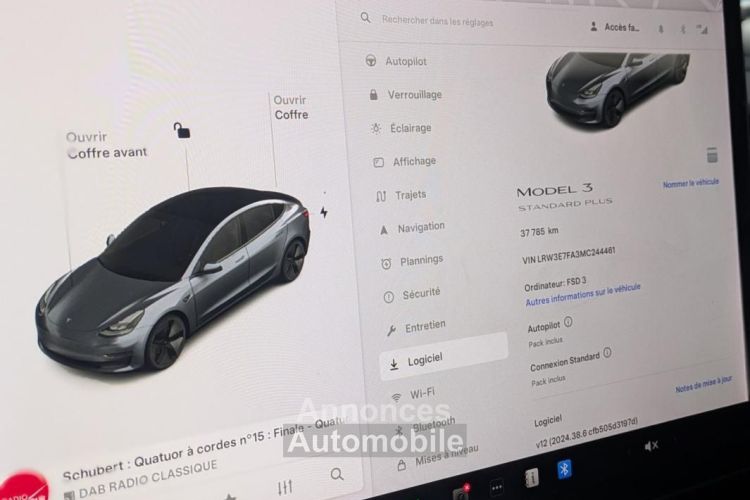 Tesla Model 3 ELECTRIC 275 50KWH STANDARD-PLUS BVA - <small></small> 27.990 € <small>TTC</small> - #18