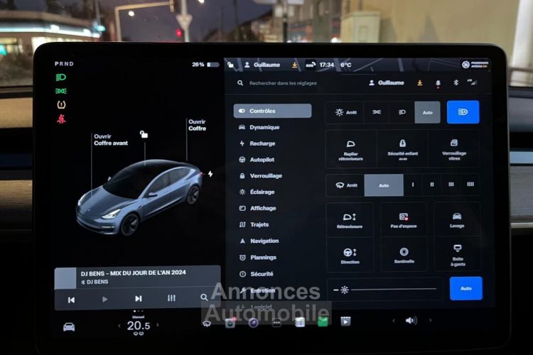 Tesla Model 3 ELECTRIC 285 60KWH STANDARD-PLUS PREMIUM BVA - <small></small> 29.490 € <small>TTC</small> - #17
