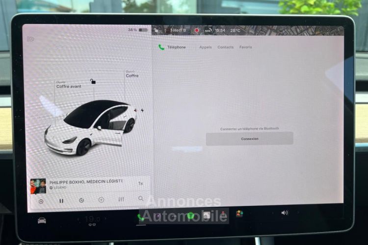 Tesla Model 3 ELECTRIC 460 211PPM 75KWH GRANDE-AUTONOMIE 4WD DUAL-MOTOR BVA - <small></small> 27.990 € <small>TTC</small> - #19