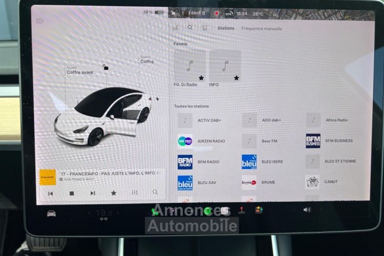 Tesla Model 3 ELECTRIC 460ch 211PPM 75KWH GRANDE-AUTONOMIE 4WD DUAL-MOTOR BVA - <small></small> 25.990 € <small>TTC</small> - #20