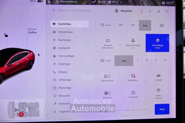 Tesla Model 3 ELECTRIC 490 75KWH PERFORMANCE 4WD BVA - <small></small> 25.980 € <small>TTC</small> - #15
