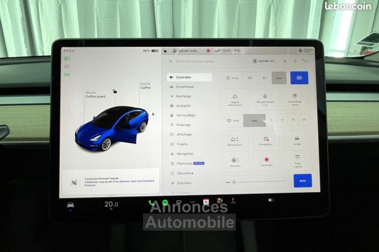 Tesla Model 3 ELECTRIC 500 82KWH GRANDE-AUTONOMIE 4WD BVA + Conduite autonome - <small></small> 34.490 € <small>TTC</small> - #16