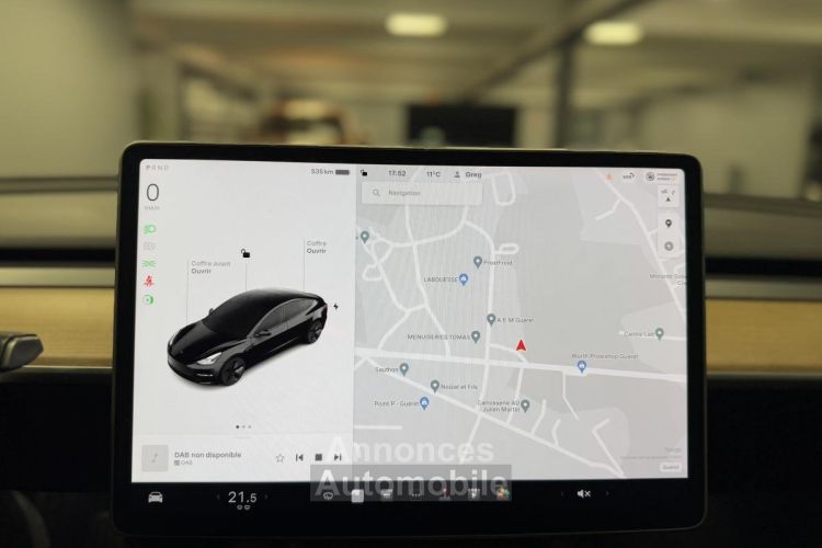 Tesla Model 3 GRANDE AUTONOMIE DUAL MOTOR RWD 75 KWH - <small></small> 35.990 € <small></small> - #22