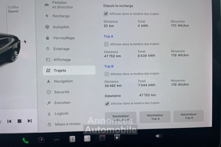 Tesla Model 3 Long Range Dual Motor AWD // GRANDE AUTONOMIE / 475 Ch / JANTES 19 / POSE CERAMIQUE / Garantie 12 mois - <small></small> 28.590 € <small>TTC</small> - #21