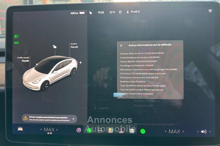 Tesla Model 3 Long Range Dual Motor AWD - <small></small> 30.490 € <small>TTC</small> - #10