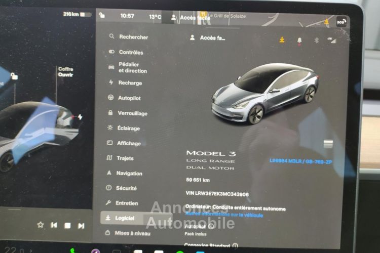 Tesla Model 3 Long Range Dual Motor AWD MY21 - <small></small> 32.900 € <small>TTC</small> - #23