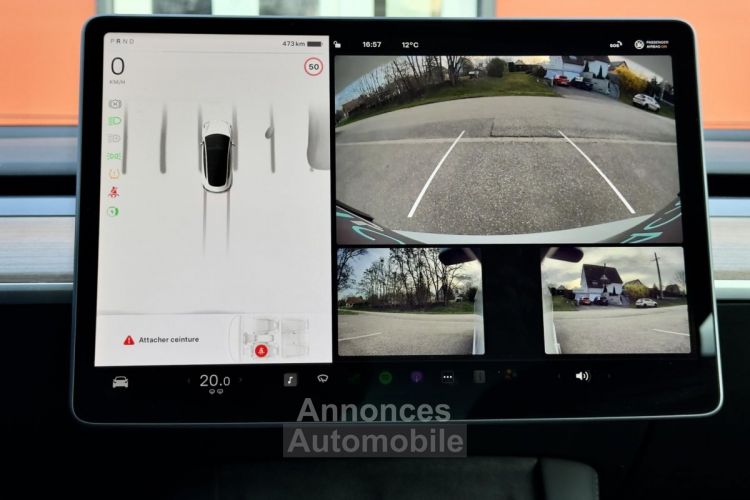 Tesla Model 3 Performance 534 Dual Motors Autopilot Toit pano Garantie 2030 - <small></small> 38.980 € <small>TTC</small> - #11