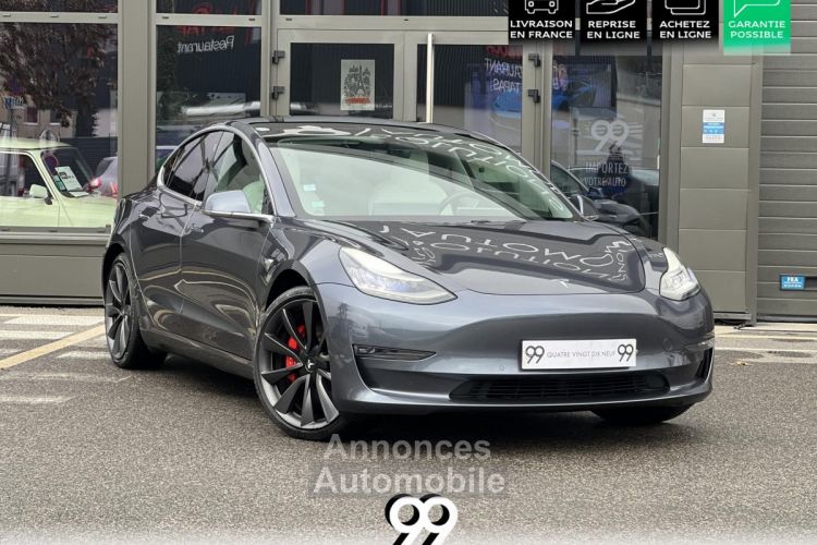 Tesla Model 3 performance Interieur blanc Auto pilote avancé LIVRAISON/REPRISE/LOA/CREDIT - <small></small> 30.490 € <small>TTC</small> - #1