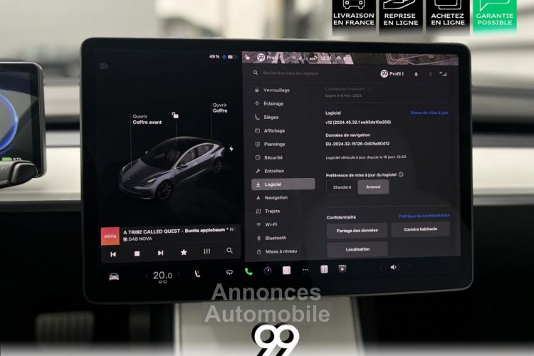 Tesla Model 3 performance Interieur blanc Auto pilote avancé LIVRAISON/REPRISE/LOA/CREDIT - <small></small> 30.490 € <small>TTC</small> - #26