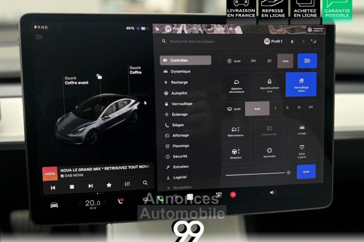 Tesla Model 3 performance Interieur blanc Auto pilote avancé LIVRAISON/REPRISE/LOA/CREDIT - <small></small> 30.490 € <small>TTC</small> - #27