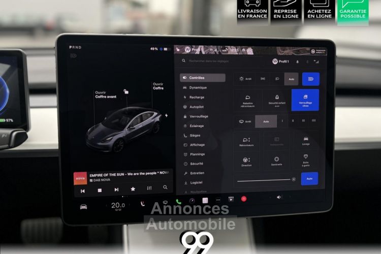 Tesla Model 3 performance Interieur blanc Auto pilote avancé LIVRAISON/REPRISE/LOA/CREDIT - <small></small> 30.490 € <small>TTC</small> - #29