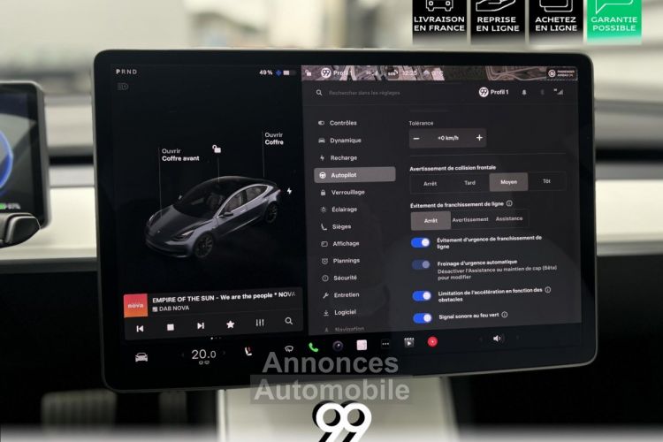 Tesla Model 3 performance Interieur blanc Auto pilote avancé LIVRAISON/REPRISE/LOA/CREDIT - <small></small> 30.490 € <small>TTC</small> - #31