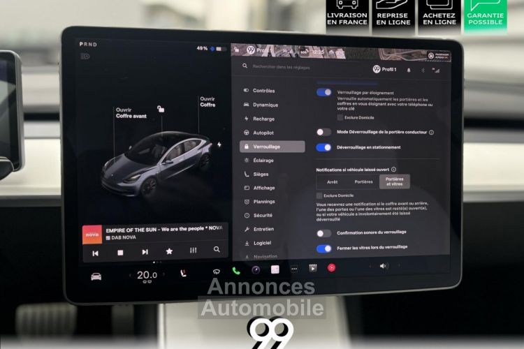 Tesla Model 3 performance Interieur blanc Auto pilote avancé LIVRAISON/REPRISE/LOA/CREDIT - <small></small> 30.490 € <small>TTC</small> - #34