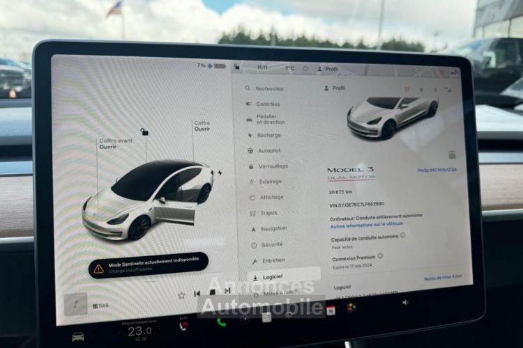 Tesla Model 3 Performance PUP Upgrade Dual Motor AWD FULL AUTONOME - <small></small> 38.990 € <small></small> - #17