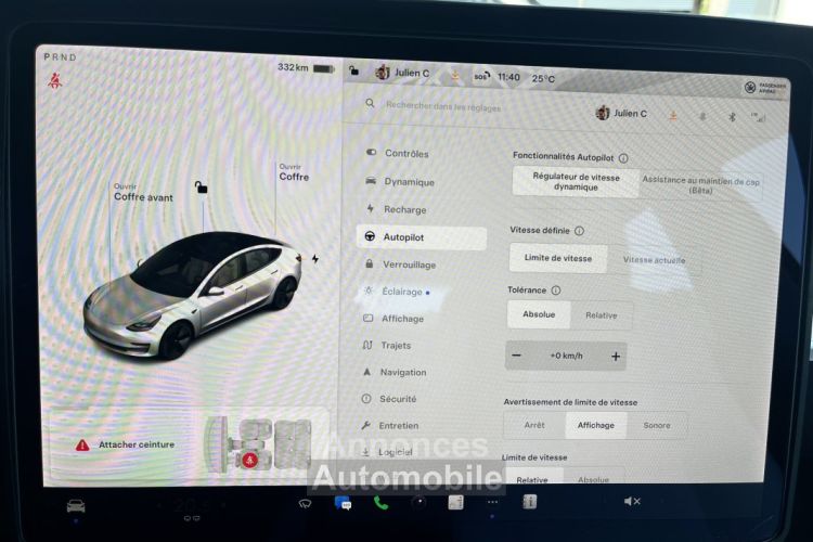 Tesla Model 3 Phase 2 STANDARD PLUS RWD 275 ch BVA - <small></small> 32.490 € <small>TTC</small> - #17