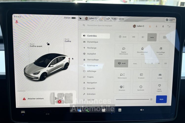 Tesla Model 3 Phase 2 STANDARD PLUS RWD 275 ch BVA - <small></small> 32.490 € <small>TTC</small> - #18
