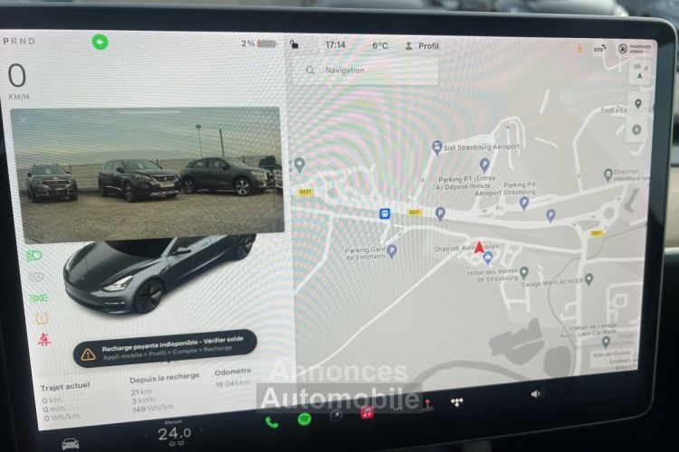 Tesla Model 3 Standard Plus 2021 325ch BVA AutoPilot 18,000Kms - <small></small> 25.990 € <small>TTC</small> - #24