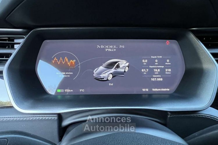 Tesla Model S 75 kWh Dual Motor (EU6.2) - <small></small> 29.999 € <small>TTC</small> - #11