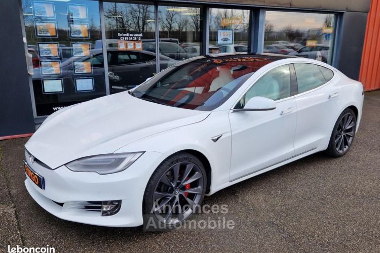 Tesla Model S PERFORMANCE LUDICROUS + 795 ch AWD INT BLANC AUTOPILOT - <small></small> 54.990 € <small>TTC</small> - #8