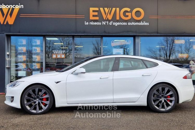 Tesla Model S PERFORMANCE LUDICROUS + 795 ch AWD INT BLANC AUTOPILOT - <small></small> 54.990 € <small>TTC</small> - #9