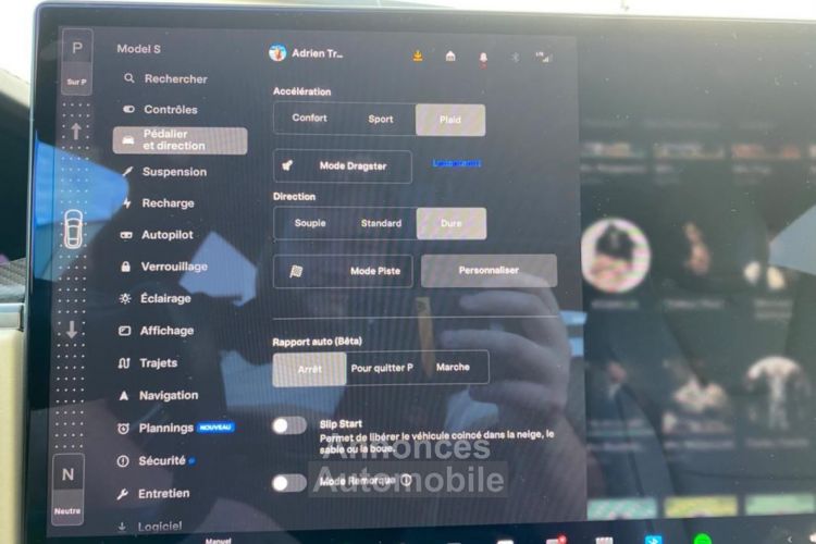 Tesla Model S PLAID 1020CH 100KWH TRI-MOTOR SIEGES VENTILES AV-AR+ VOLANT NEUF - <small></small> 83.990 € <small>TTC</small> - #18