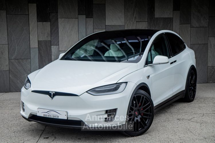 Tesla Model X P100D Ludicrous Dual Motor Performance 7 pl. 4X4 - DASHCAM - STUURWIELVERWARMING - ZETELVENTILATIE - TREKHAAK - <small></small> 54.999 € <small>TTC</small> - #63