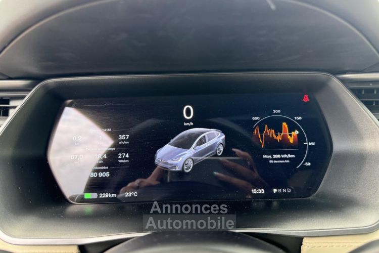 Tesla Model X Perfomance Dual Motor AWD Ludicrous Full Autonome - <small></small> 69.900 € <small>TTC</small> - #17