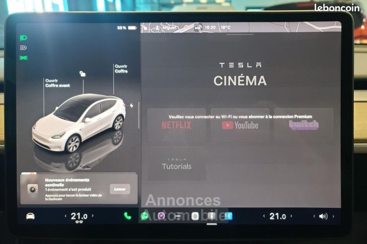 Tesla Model Y 300 60KWH STANDARD-RANGE 2WD BVA - <small></small> 34.990 € <small>TTC</small> - #9