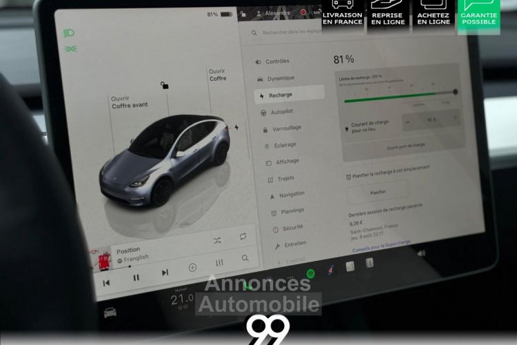 Tesla Model Y AWD Performance - <small></small> 47.990 € <small>TTC</small> - #22