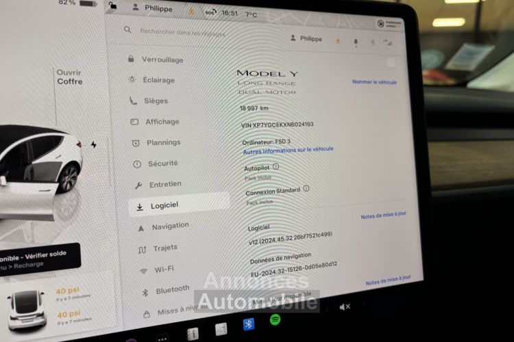 Tesla Model Y Grande autonomie Dual Motor AWD - <small></small> 39.990 € <small>TTC</small> - #13