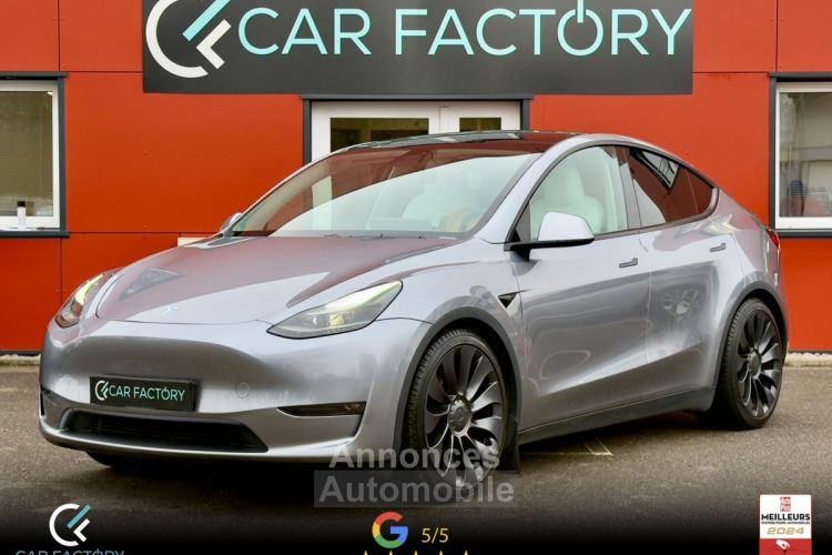 Tesla Model Y Performance 534 TVA Recup / Attelage / Autopilot amélioré / Interieur blanc - <small></small> 48.990 € <small></small> - #1