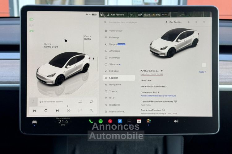 Tesla Model Y Performance Dual Motor 534 Attelage Conduite Complètement Autonome Garantie 2030 - <small></small> 47.990 € <small>TTC</small> - #20