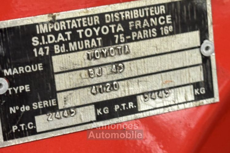 Toyota Land Cruiser BJ 43 - Prix sur Demande - #29