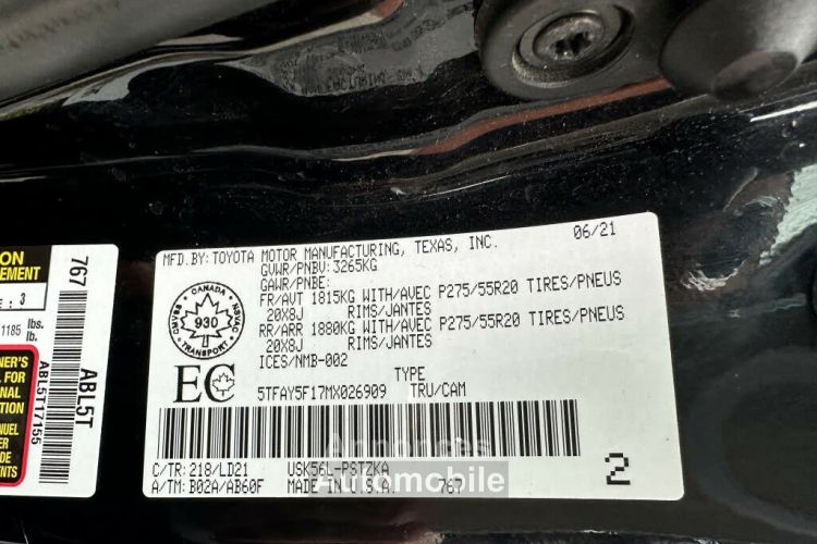 Toyota Tundra platinum crewmax 4x4 5.7l tout compris hors homologation 4500e - <small></small> 60.405 € <small>TTC</small> - #5