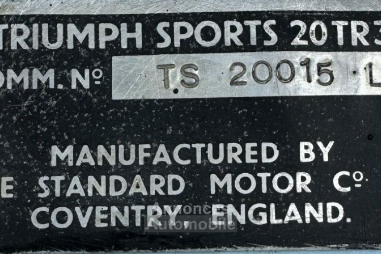 Triumph TR3 - <small></small> 50.000 € <small>TTC</small> - #51
