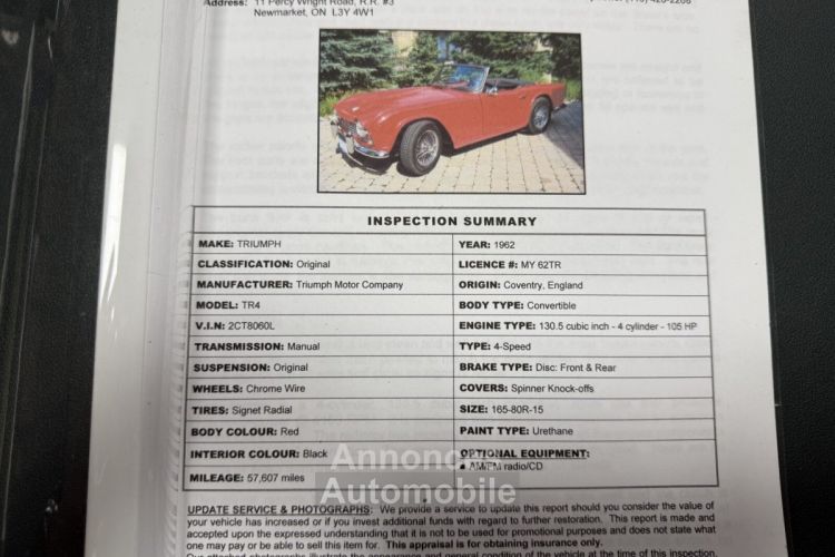 Triumph TR4 - <small></small> 34.500 € <small>TTC</small> - #82