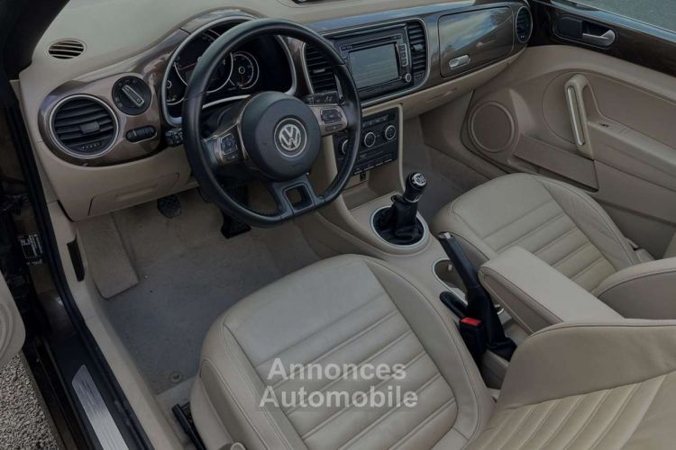 Volkswagen Beetle Cabriolet 2.0 CR TDi 70' LEDER-ZETELVERW.-PDC-18 - <small></small> 13.990 € <small>TTC</small> - #13