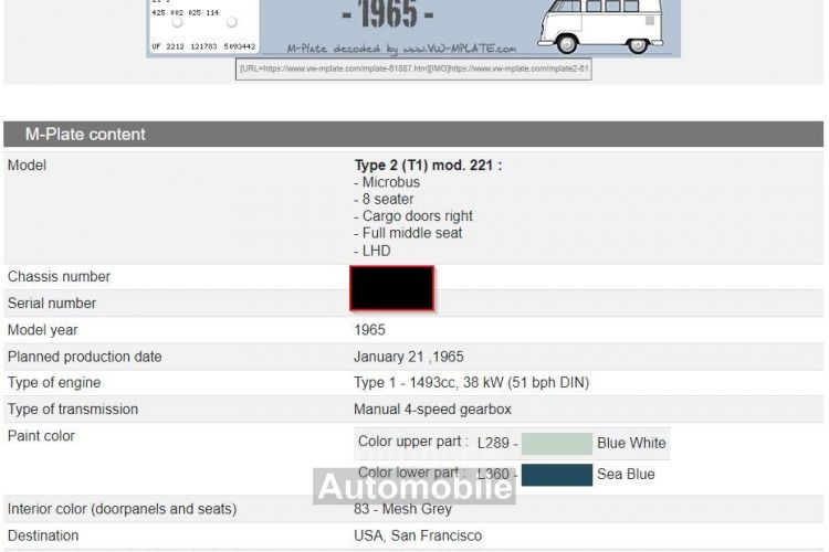 Volkswagen Bus Split window  - <small></small> 32.000 € <small>TTC</small> - #16