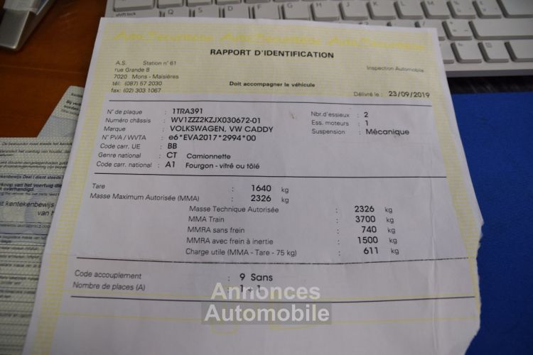 Volkswagen Caddy Maxi 2.0 CR TDi Maxi AUTOMAAT - <small></small> 12.777 € <small>TTC</small> - #19