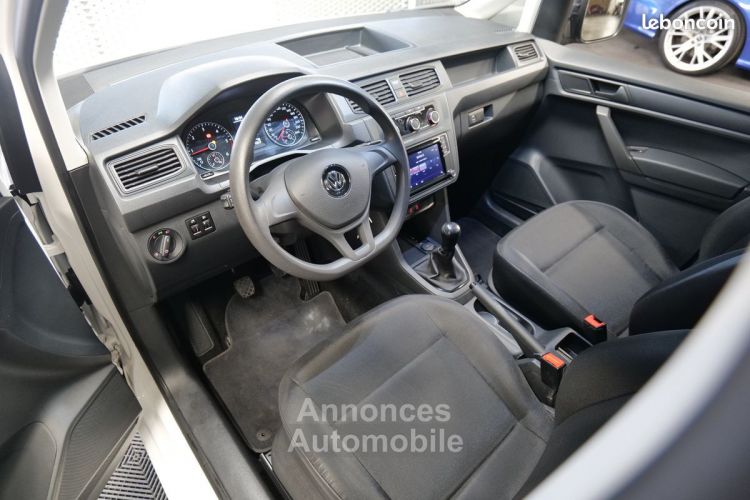 Volkswagen Caddy van 2.0tdi 102ch business line 1° main francais tva recuperable clim porte lateral apple car play android auto 11 500.00 ht - <small></small> 11.500 € <small>TTC</small> - #8