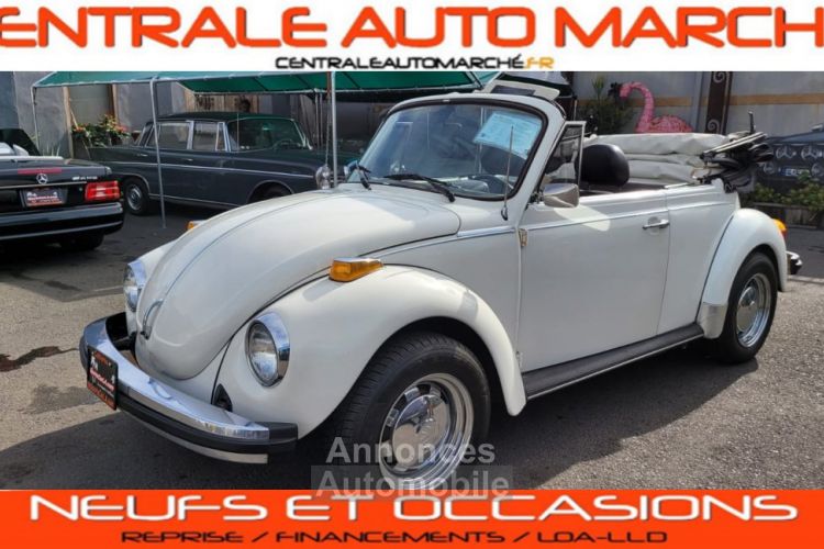 Volkswagen Coccinelle 1303 convertible blanche - <small></small> 24.500 € <small>TTC</small> - #1