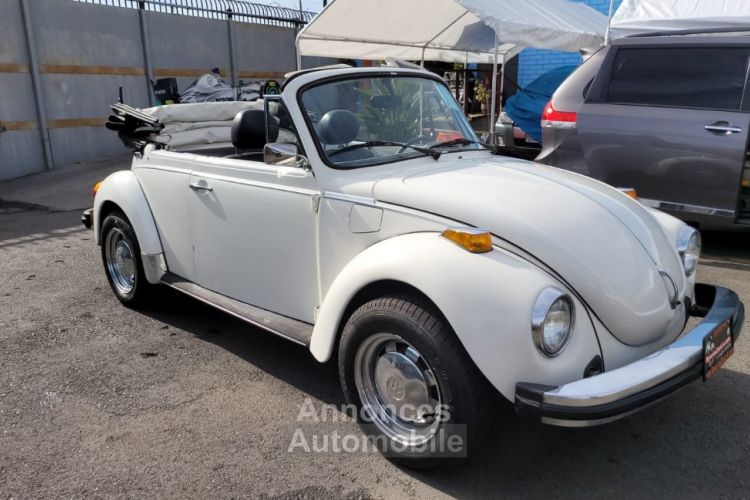 Volkswagen Coccinelle 1303 convertible blanche - <small></small> 24.500 € <small>TTC</small> - #4