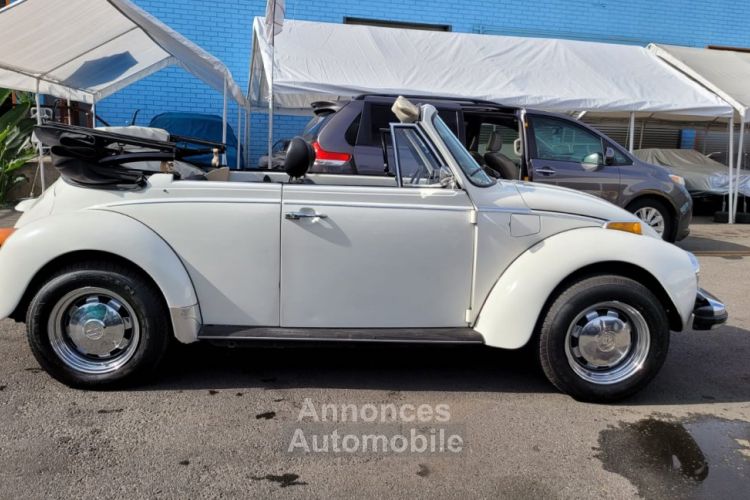 Volkswagen Coccinelle 1303 convertible blanche - <small></small> 24.500 € <small>TTC</small> - #5