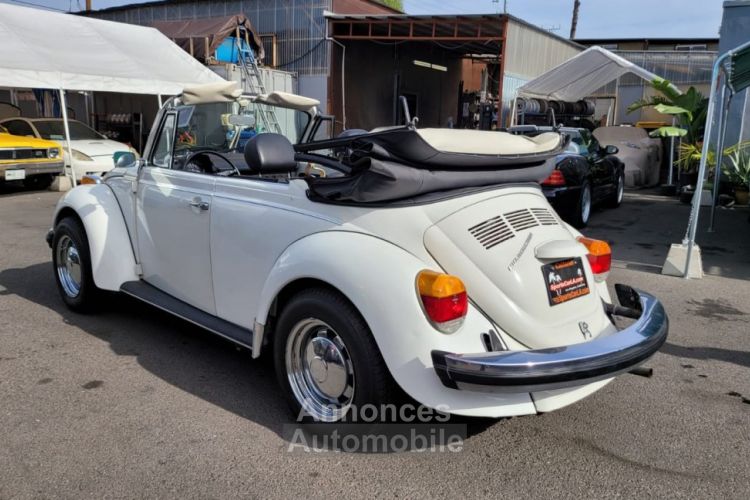 Volkswagen Coccinelle 1303 convertible blanche - <small></small> 24.500 € <small>TTC</small> - #7