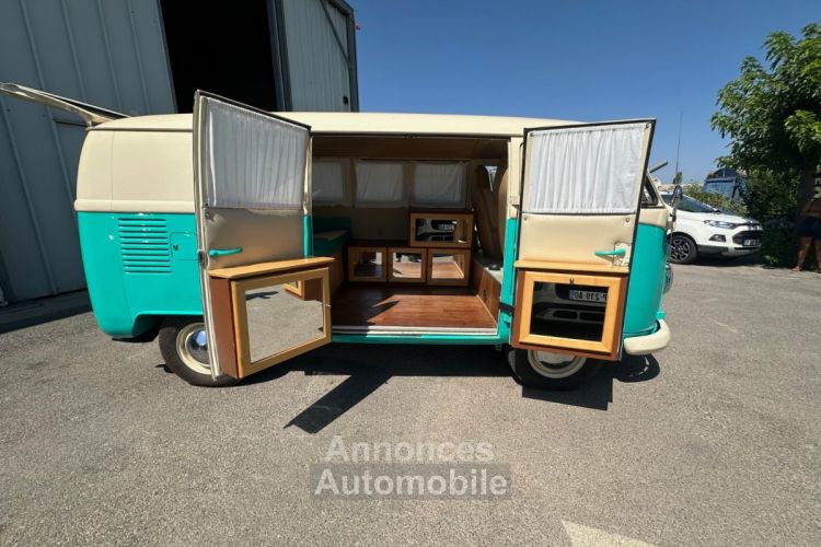 Volkswagen Combi SPLIT 1.6 ori. ALLEMAGNE de 1966 avec MOTEUR NEUF + CARAVANE ERIBA PUCK de 1975 - <small></small> 47.490 € <small>TTC</small> - #11