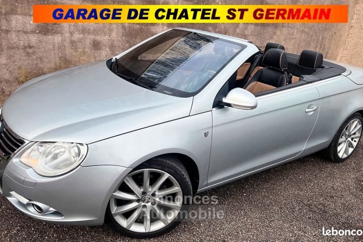 Volkswagen EOS 3.2 V6 250 ch Carat DSG GPS Toit ouvrant Sellerie cuir chauffant Sièges electriques Mirror Screen Apple Car Play Suivi d'entretien complet - <small></small> 13.900 € <small>TTC</small> - #1