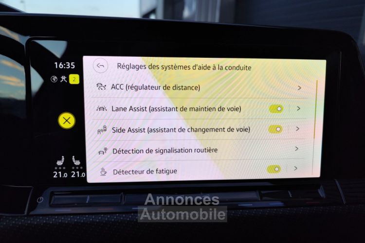 Volkswagen Golf 1.5 etsi opf 150 dsg7 r-line 1st carplay sieges chauffants camera de recul regulateur adaptatif - <small></small> 28.490 € <small>TTC</small> - #17