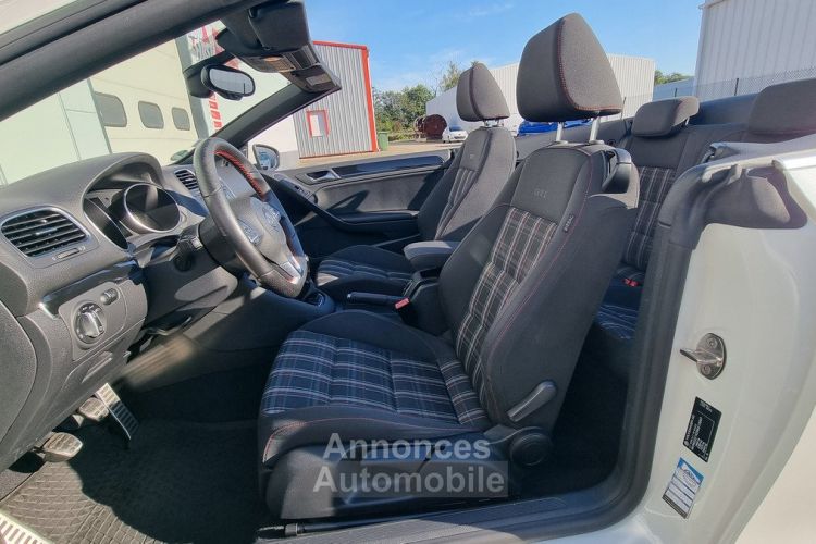 Volkswagen Golf 6 CAB GTI 2.0 TSI 210 CV / 2E MAIN / SUIVI COMPLET / 2013 / BVM6 / GTIE 12 MOIS - <small></small> 17.490 € <small>TTC</small> - #16