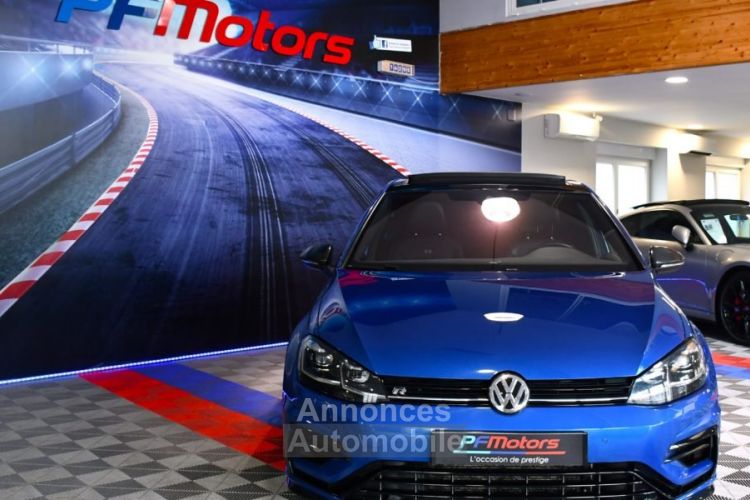 Volkswagen Golf 7 R Facelift 2.0 TSI 310 DSG 4Motion GPS Pro ACC DCC AKRAPOVIC TO Cuir Carbone Keyless Caméra JA 19 Bleu RAVEN - <small></small> 37.490 € <small>TTC</small> - #9